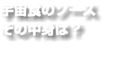 宇宙食のソース その中身は？